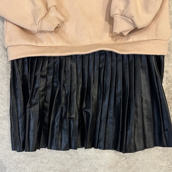 Zara Kids Beige and Black Casual Dress - Picture 2 of 6